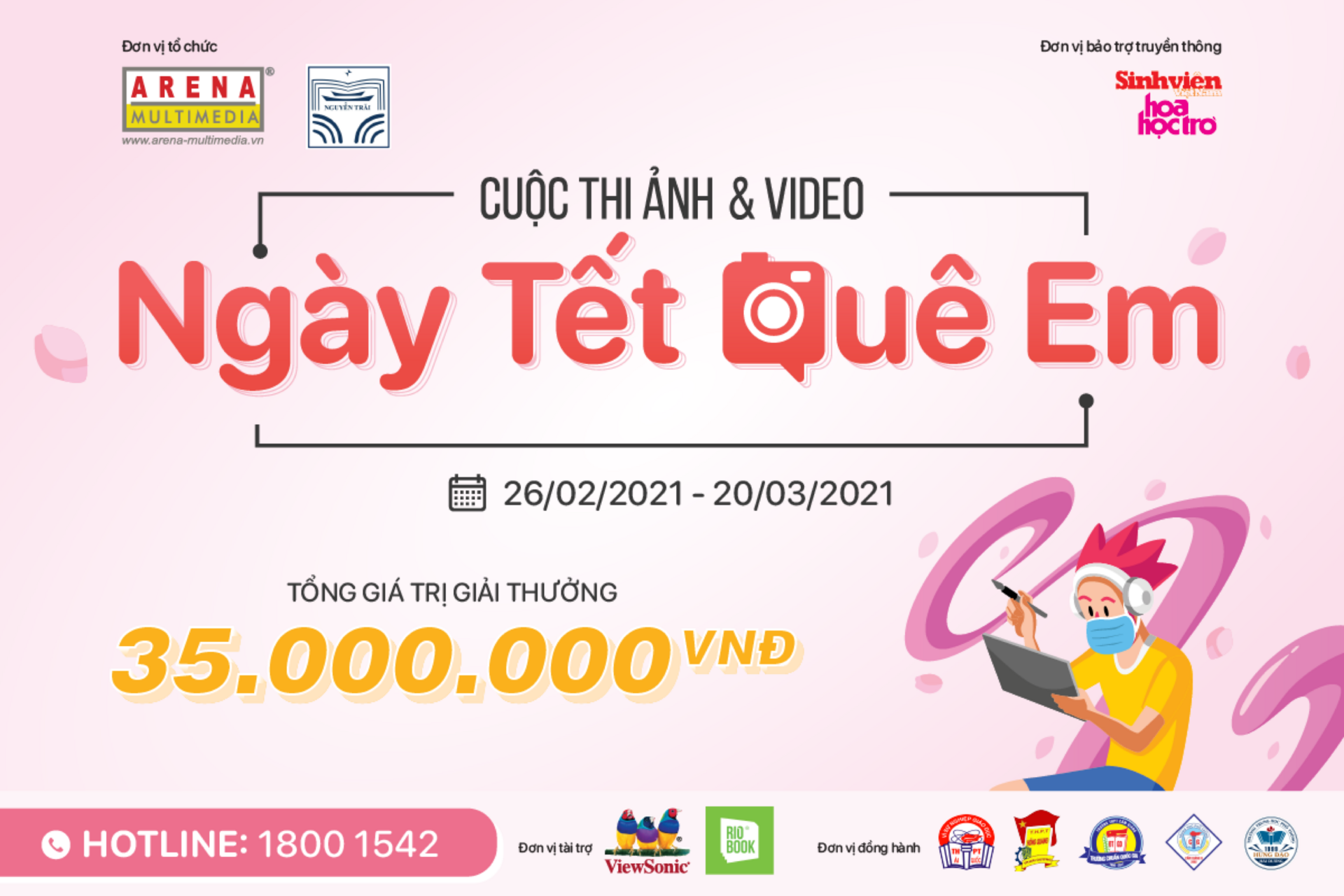 HN - 26.2 đến 10.3.2021| Arena Multimedia phát động cuộc thi “Ngày Tết quê em”